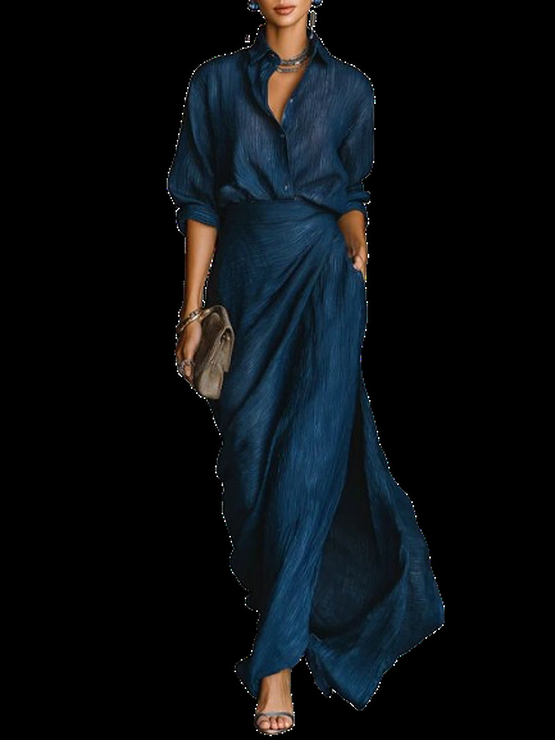 Céleste | Completo Elegante, Blu