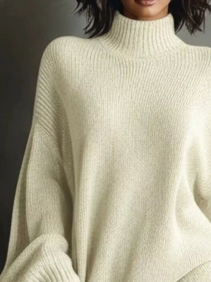 Delfina | Abito Maglione Oversize Collo Alto
