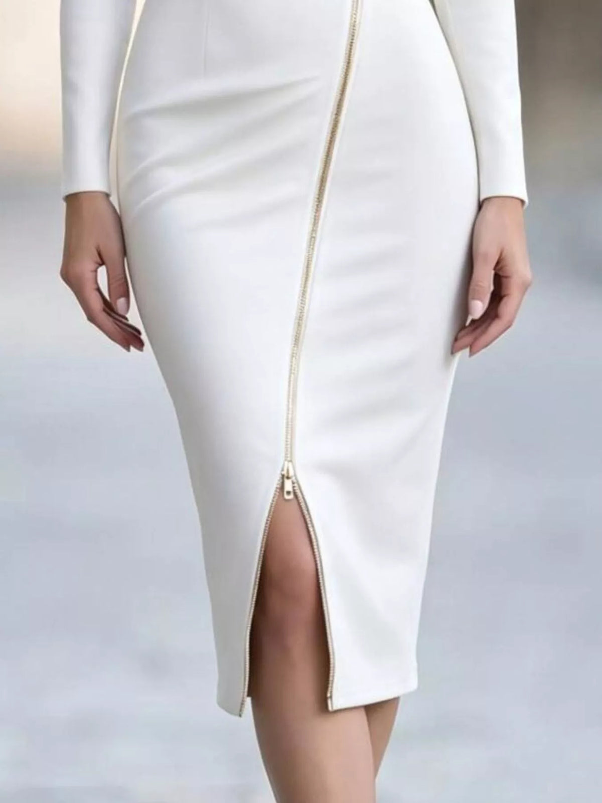Fiammetta | Abito Midi con Zip