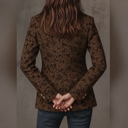 Estella | Blazer Jacquard Aderente
