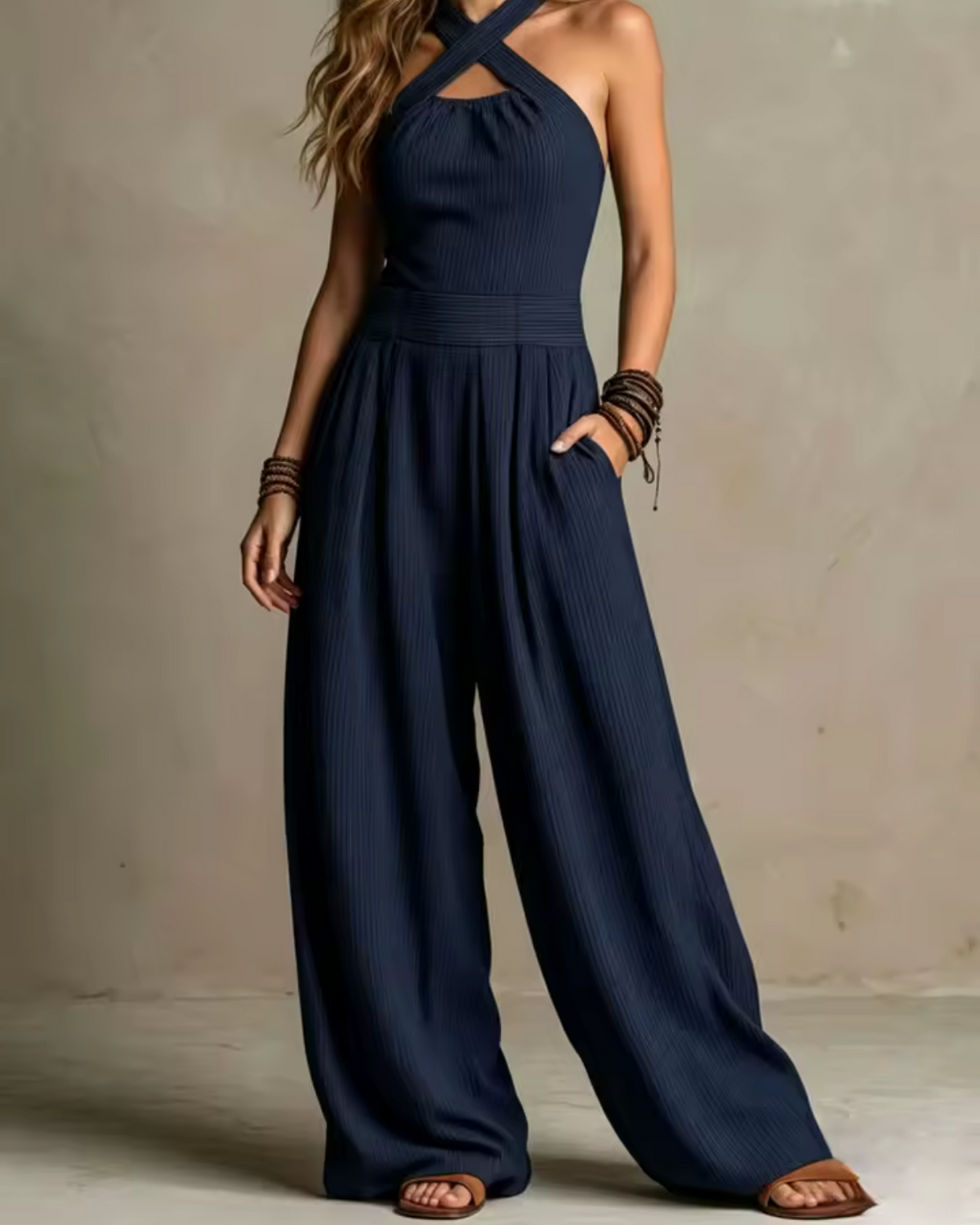 Vera | Mono Halter a Gamba Larga