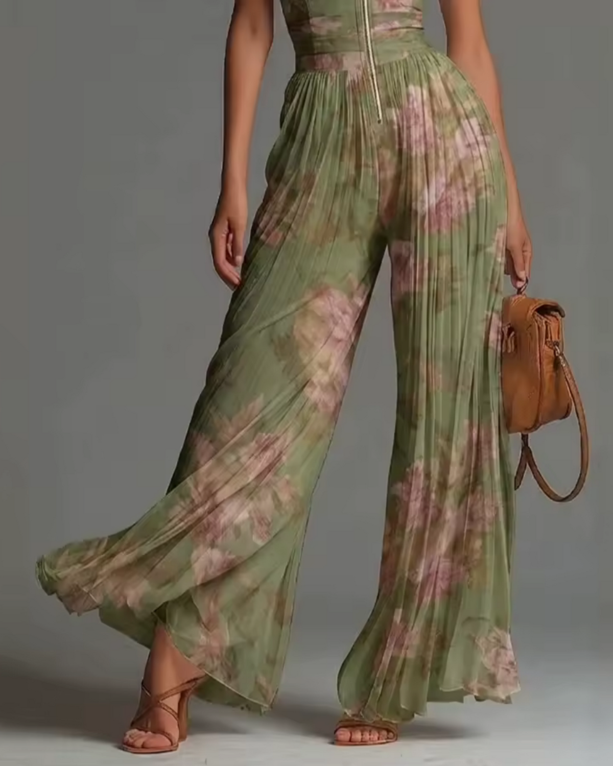 Freya | Mono Halter con Stampa Floreale
