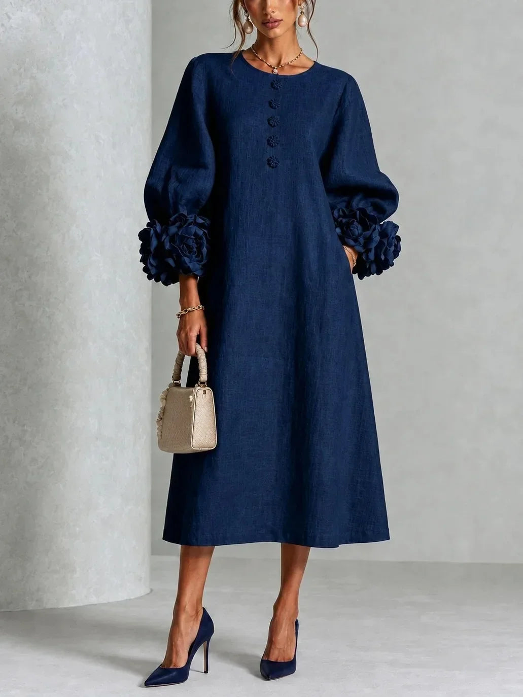 Notturna | Abito Midi Floral
