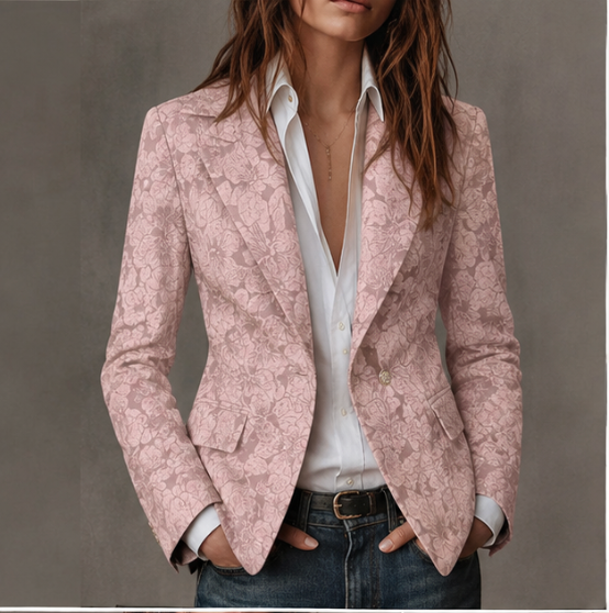 Estella | Blazer Jacquard Aderente
