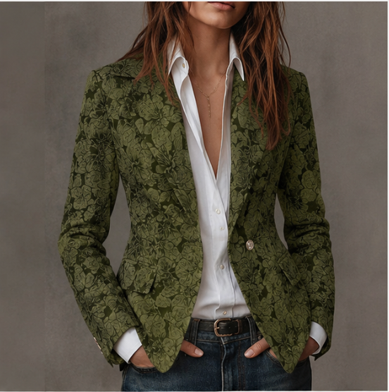 Estella | Blazer Jacquard Aderente