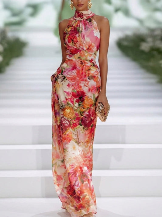 Marisol | Vestito con Scollatura Halter