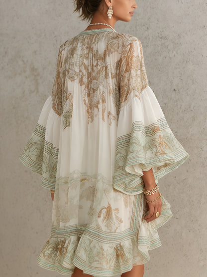 Cosette | Vestito a Righe con Volant