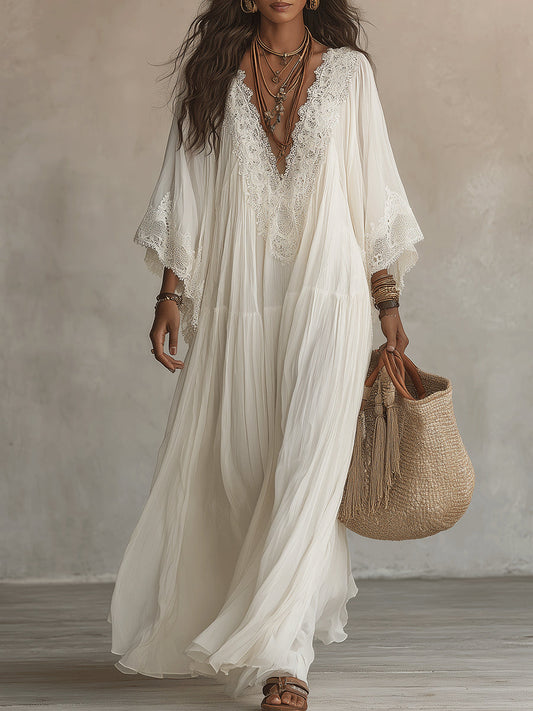 Mabel | Abito lungo in georgette