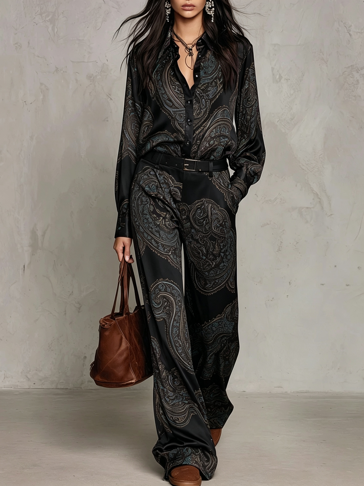 Zara | Completo con Stampa Paisley