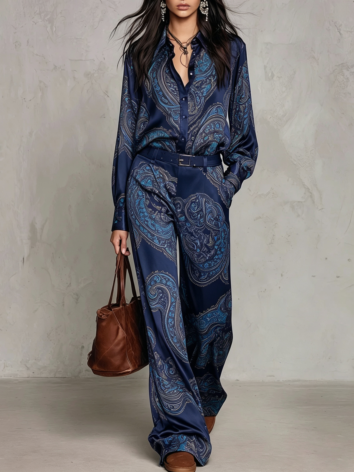 Zara | Completo con Stampa Paisley