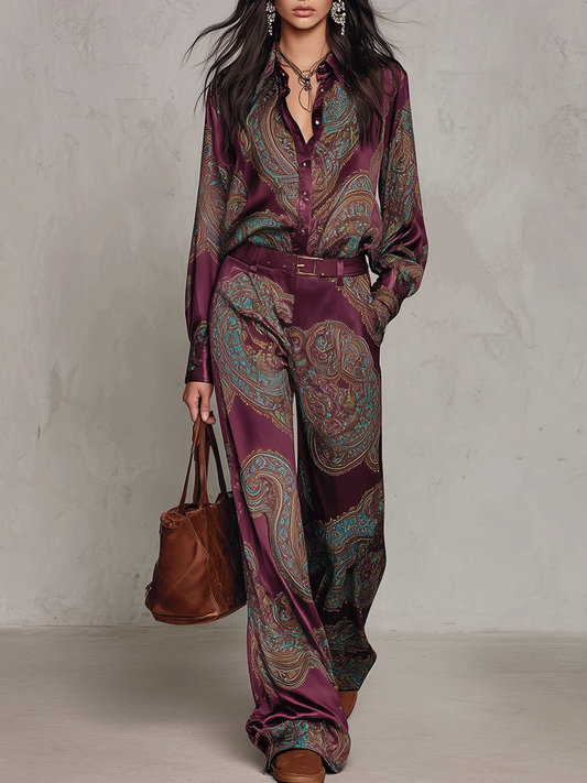 Zara | Completo con Stampa Paisley