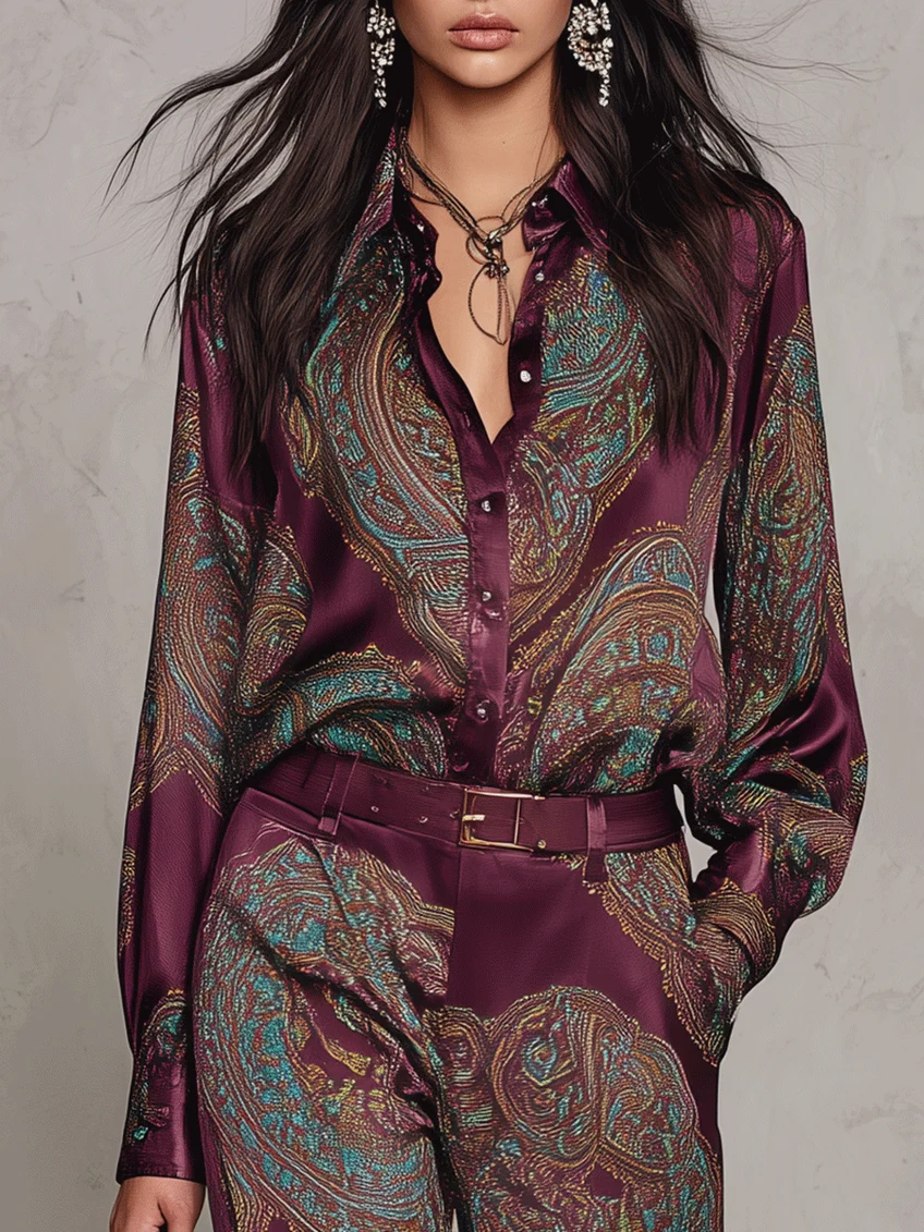 Zara | Completo con Stampa Paisley