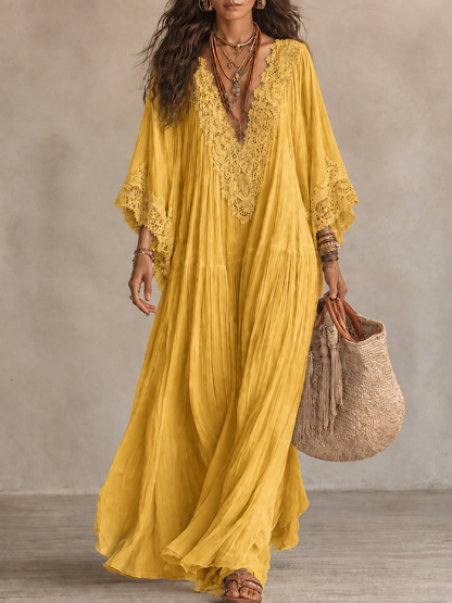 Mabel | Abito lungo in georgette