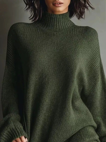 Delfina | Abito Maglione Oversize Collo Alto