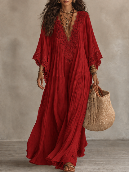 Mabel | Abito lungo in georgette